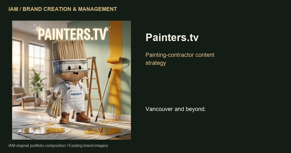 Painters.tv — IAM brand creation and management